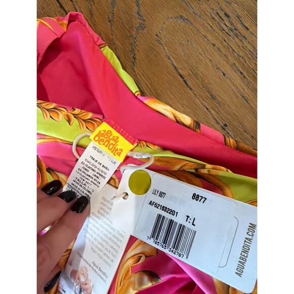 Agua Bendita X REVOLVE Irene Bikini Top & Lily Bikini Bottom Fuchsia Roche Women - Picture 12 of 13